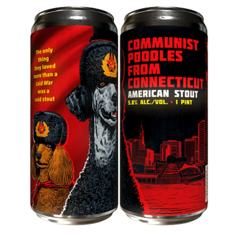 Paperback Brewing Co. Communist Poodles from Connecticut American Stout Beer 4-Pack - LoveScotch.com