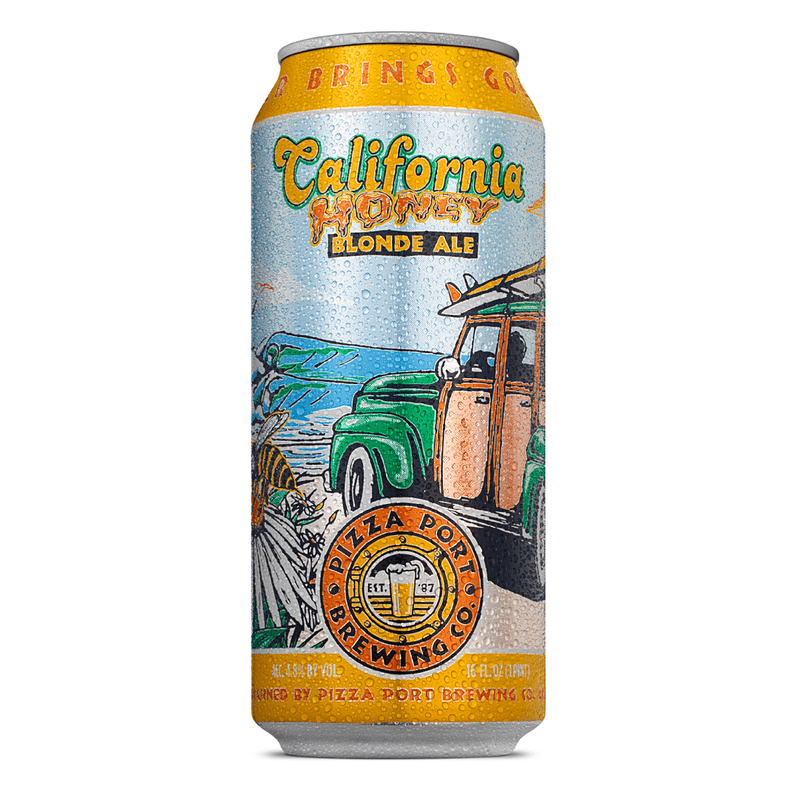 Pizza Port Brewing Co. 'California Honey' Blonde Ale Beer 6-Pack - LoveScotch.com