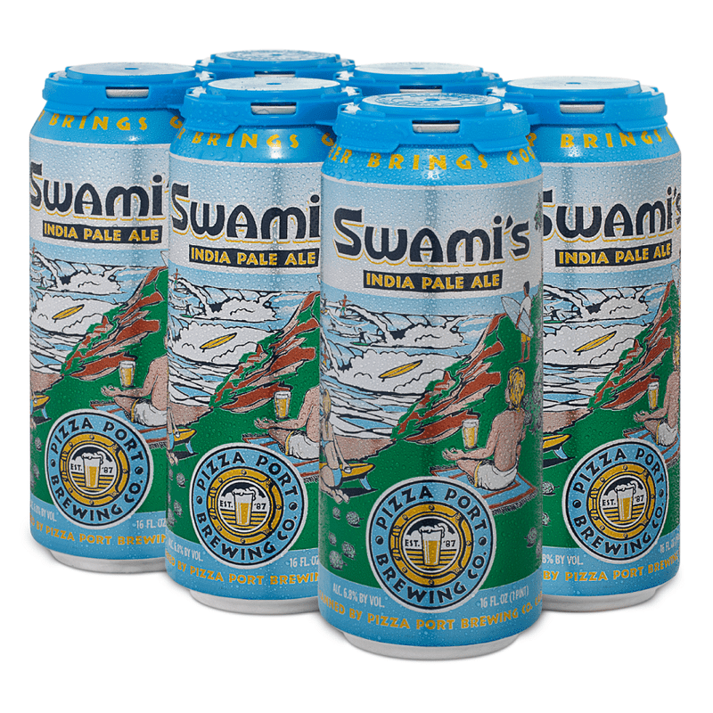 Pizza Port Brewing Co. Swami's IPA Beer 6-Pack - LoveScotch.com