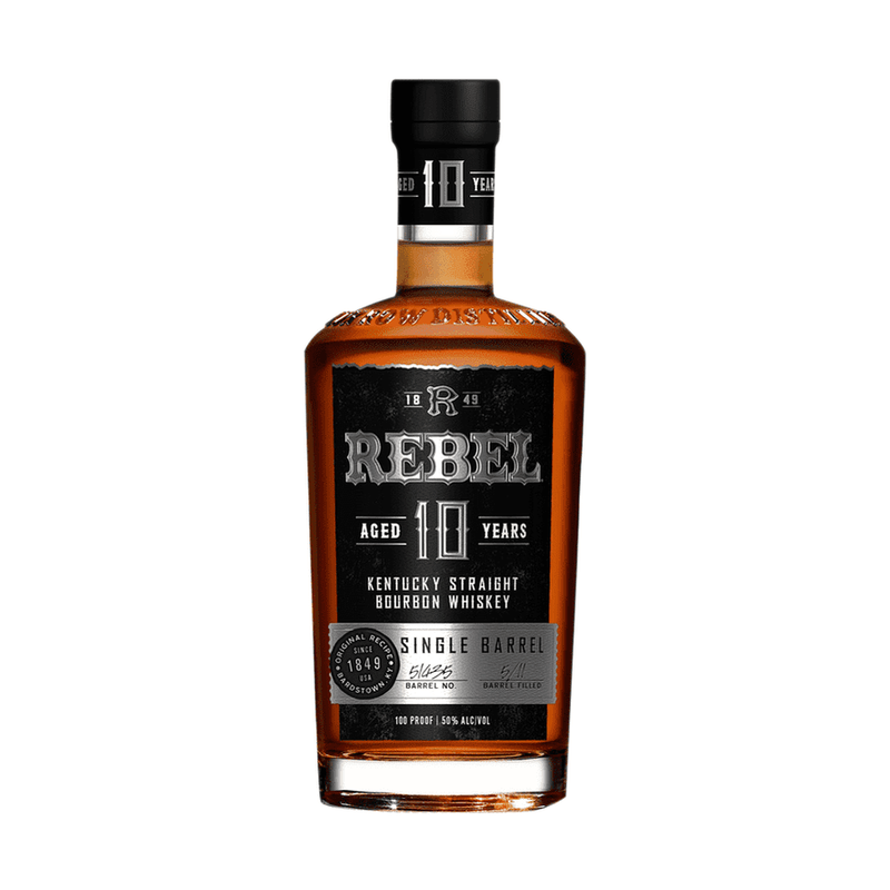 Rebel 10 Year Old Single Barrel Kentucky Straight Bourbon Whiskey - LoveScotch.com