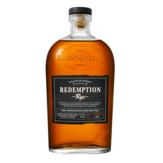 Redemption Rye Straight Rye Whiskey - LoveScotch.com