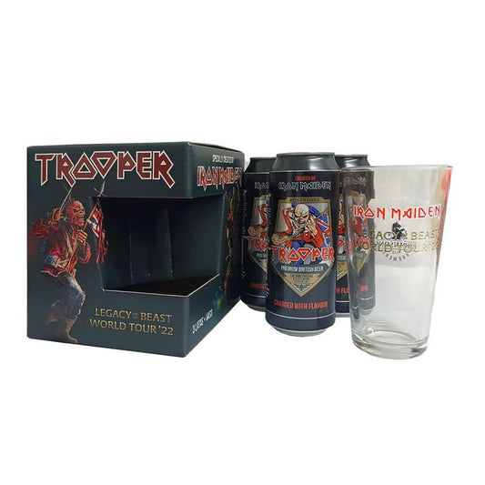 Robinsons Trooper Iron Maiden Legacy of the Beast 3-Pack w/Glass - LoveScotch.com