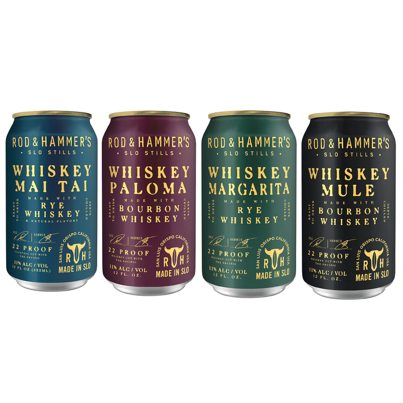 Rod & Hammer's SLO Stills Whiskey Cocktails Variety 8-Pack - LoveScotch.com