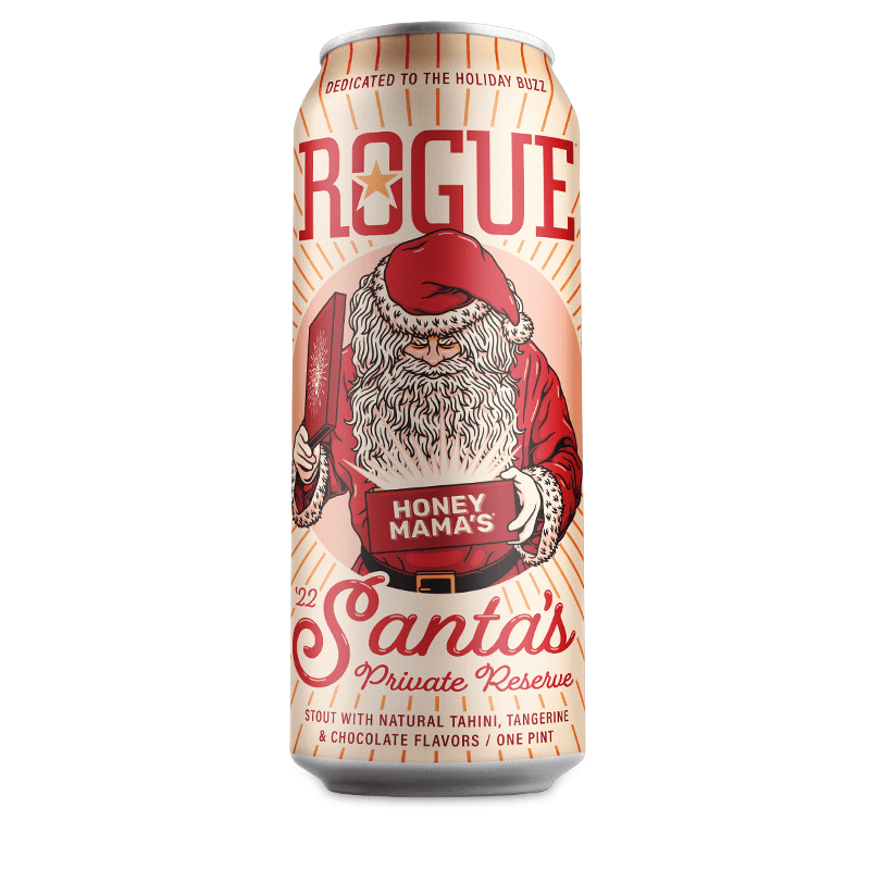 Rogue Santa's Private Reserve Stout Beer 4-Pack - LoveScotch.com