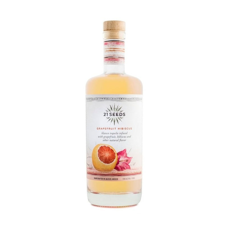 21 Seeds Grapefruit Hibiscus Infused Blanco Tequila - LoveScotch.com