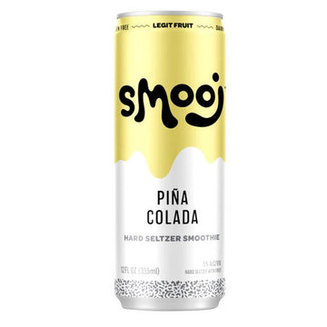 Smooj 'Pina Colada' Hard Seltzer Smoothie 4-Pack - LoveScotch.com