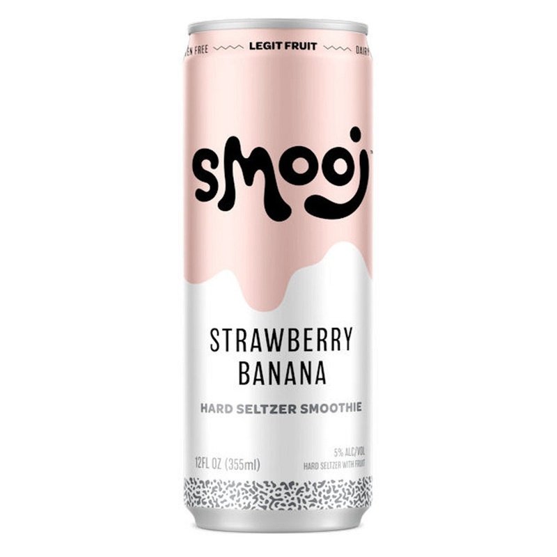 Smooj 'Strawberry Banana' Hard Seltzer Smoothie 4-Pack - LoveScotch.com