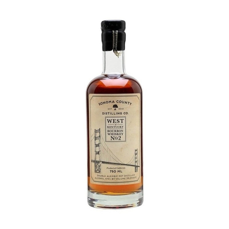 Sonoma County Distilling Co. West of Kentucky Bourbon Whiskey - LoveScotch.com