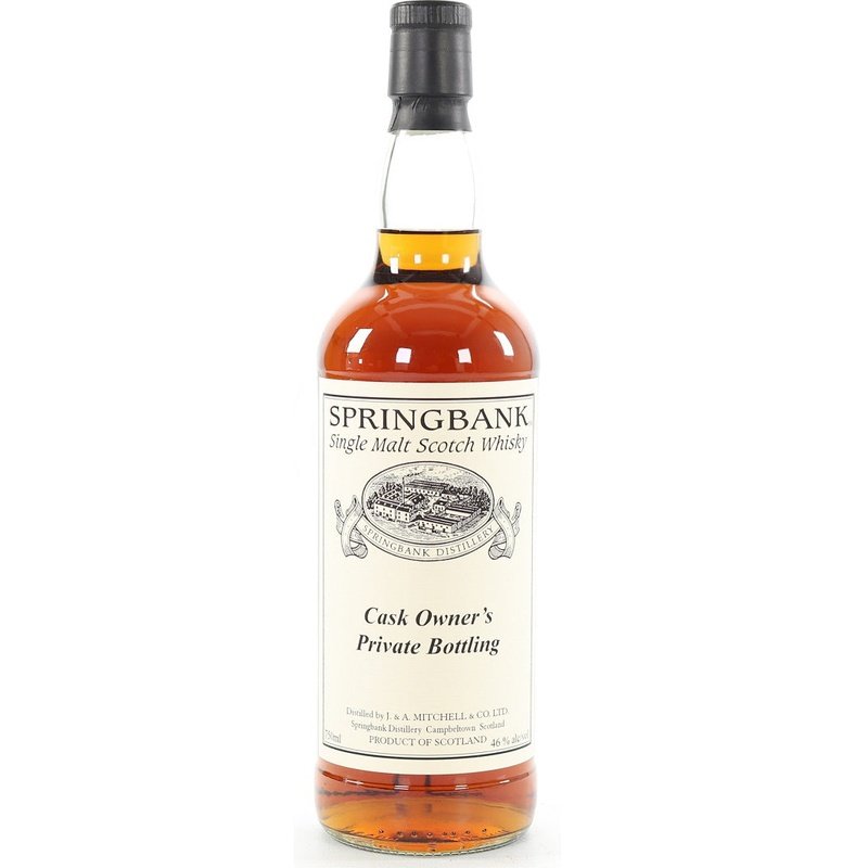 Springbank Private Cask Owner's Private Bottling Single Malt Scotch Whisky - LoveScotch.com