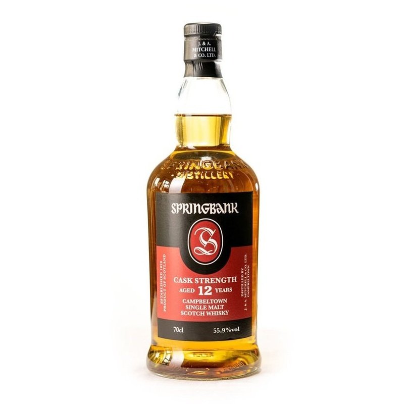 Springbank 12 Year Old Cask Strength Campbeltown Single Malt Scotch Whisky - LoveScotch.com
