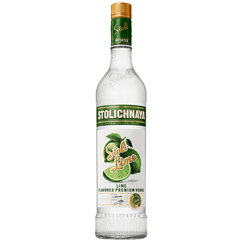 Stolichnaya Stoli Lime Flavored Vodka Liter - LoveScotch.com