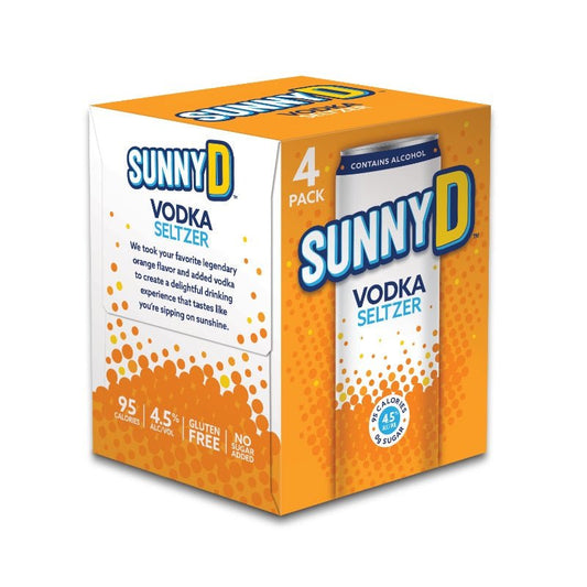 Sunny D Vodka Seltzer 4-Pack - LoveScotch.com