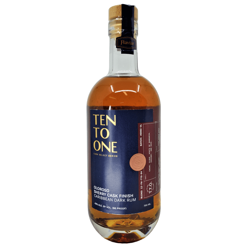 Ten To One Oloroso Sherry Cask Finish 'Flaviar Selection' Dark Rum - LoveScotch.com