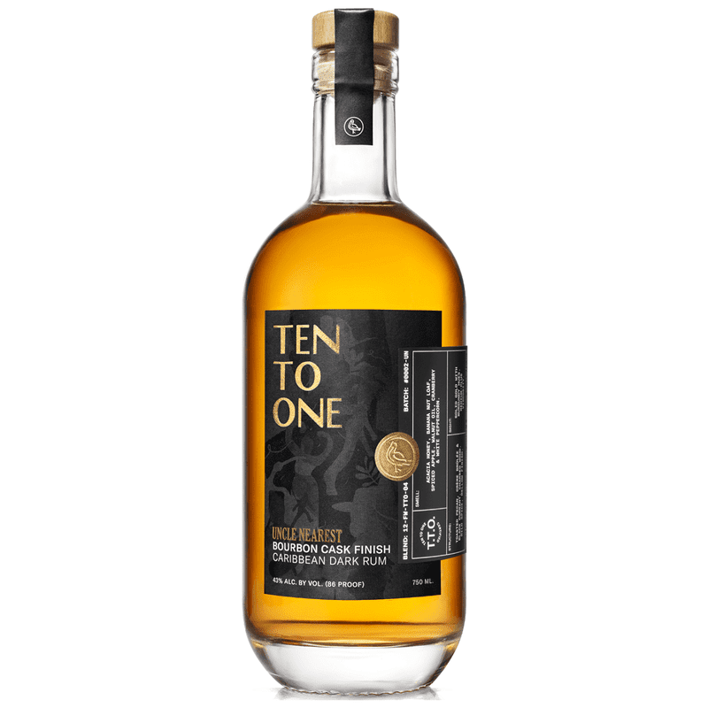 Ten To One Uncle Nearest Bourbon Cask Finish Caribbean Dark Rum - LoveScotch.com