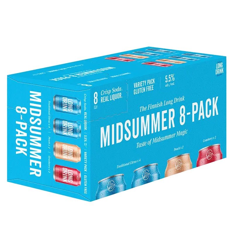 The Long Drink 'Midsummer' Flavored Gin Variety 6-Pack - LoveScotch.com