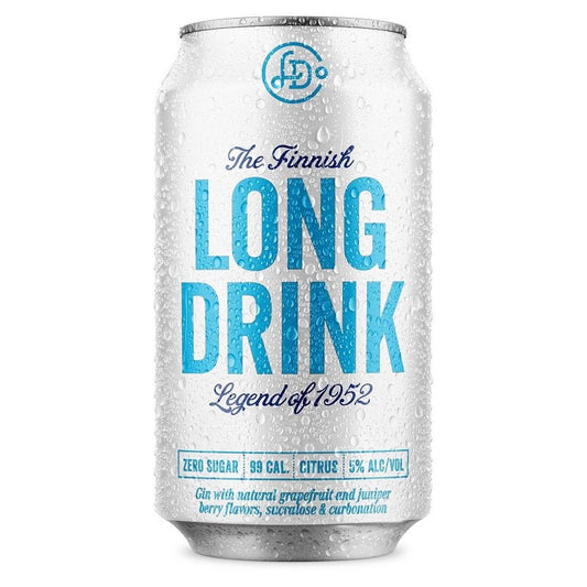The Long Drink 'Zero Sugar' Flavored Gin 6-Pack - LoveScotch.com