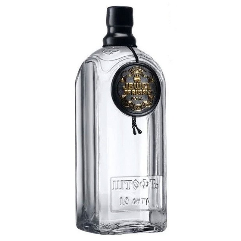 The Jewel of Russia Ultra Black Vodka Liter - LoveScotch.com