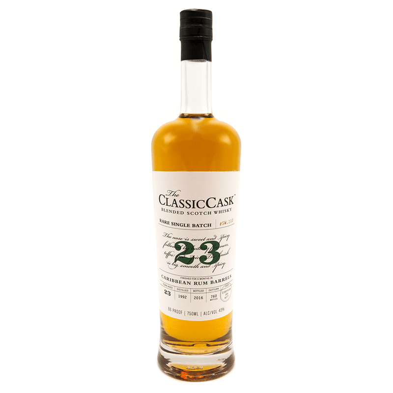 The Classic Cask 23 Year Old Rare Single Batch Caribbean Rum Barrels Blended Scotch Whisky - LoveScotch.com