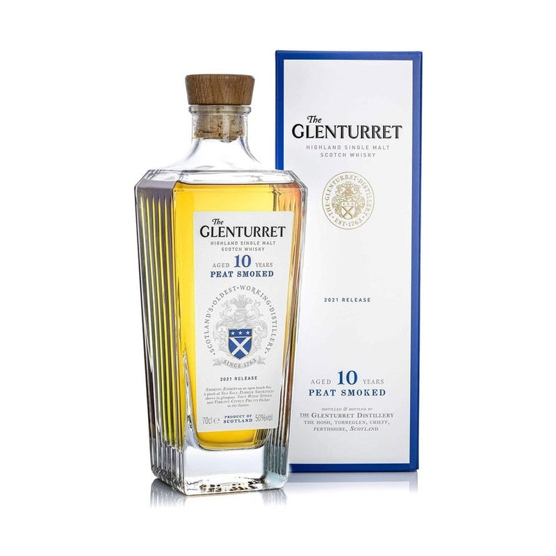The Glenturret 10 Year Old 'Peat Smoked' 2021 Release Highland Single Malt Scotch Whisky - LoveScotch.com