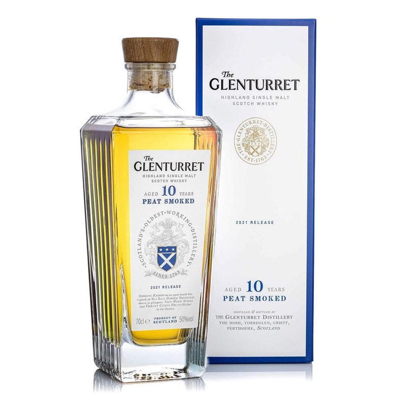 The Glenturret 10 Year Old 'Peat Smoked' 2021 Release Highland Single Malt Scotch Whisky - LoveScotch.com