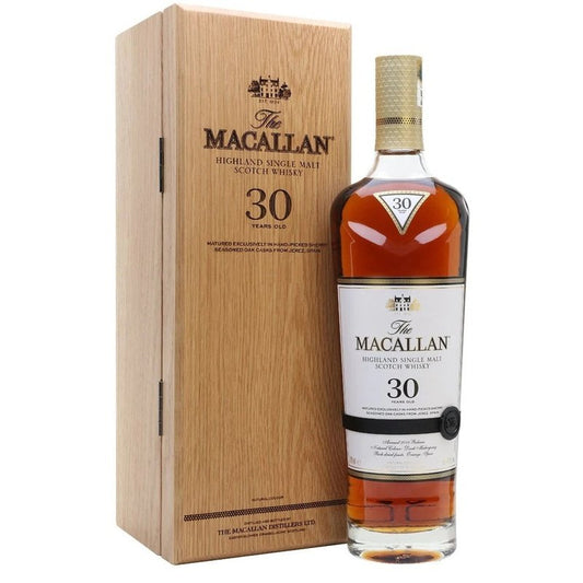 The Macallan 30 Years Old Sherry Oak Cask Highland Single Malt Scotch Whisky - LoveScotch.com