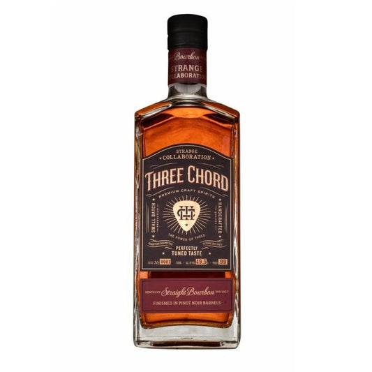 Three Chord Strange Collaboration Pinot Noir Barrels Finish Kentucky Straight Bourbon Whiskey - LoveScotch.com