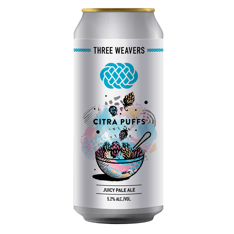 Three Weavers Brewing Co. Citra Puffs Juicy Pale Ale Beer 4-Pack - LoveScotch.com