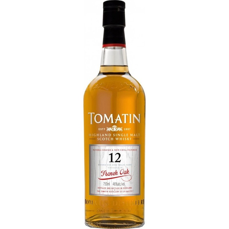 Tomatin 12 Year Old French Oak Highland Single Malt Scotch Whisky - LoveScotch.com