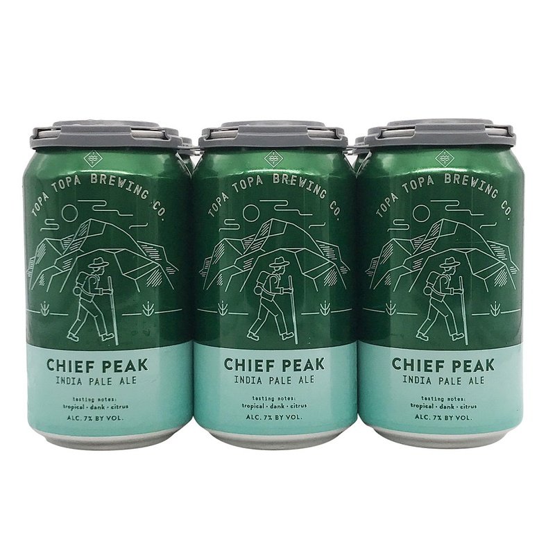 Topa Topa Brewing Co. Chief Peak IPA Beer 6-Pack - LoveScotch.com