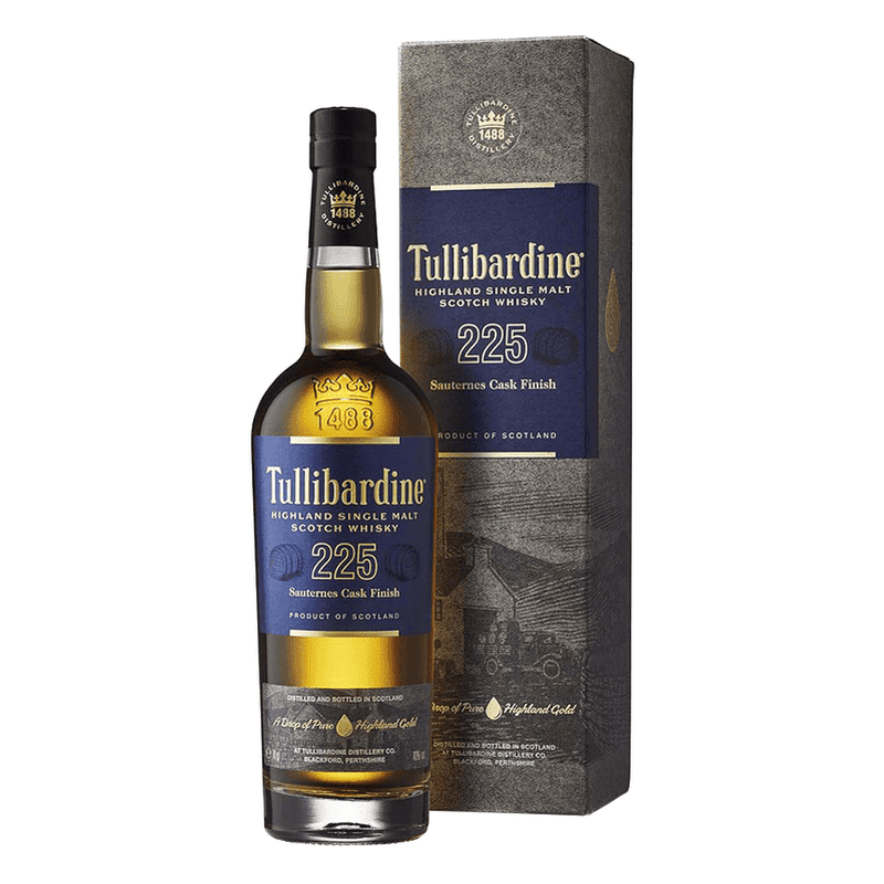 Tullibardine 225 Sauternes Cask Finish Highland Single Malt Scotch Whisky - LoveScotch.com