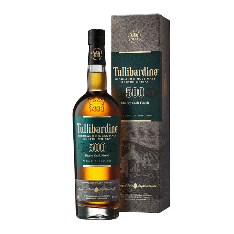 Tullibardine 500 Sherry Cask Finish Highland Single Malt Scotch Whisky - LoveScotch.com