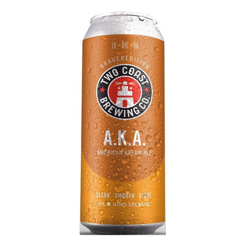 Two Coast Brewing Co. A.K.A American Kream Ale Beer 4-Pack - LoveScotch.com