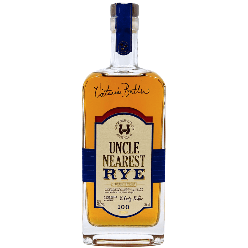 Uncle Nearest Straight Rye Whiskey Signed by Victoria Eady Butler - LoveScotch.com