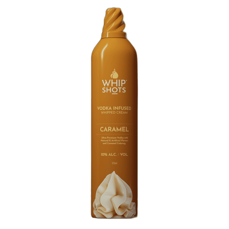 Whipshots Caramel Vodka Infused Whipped Cream (375ml) - LoveScotch.com