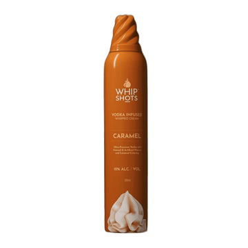 Whipshots Caramel Vodka Infused Whipped Cream (200ml) - LoveScotch.com