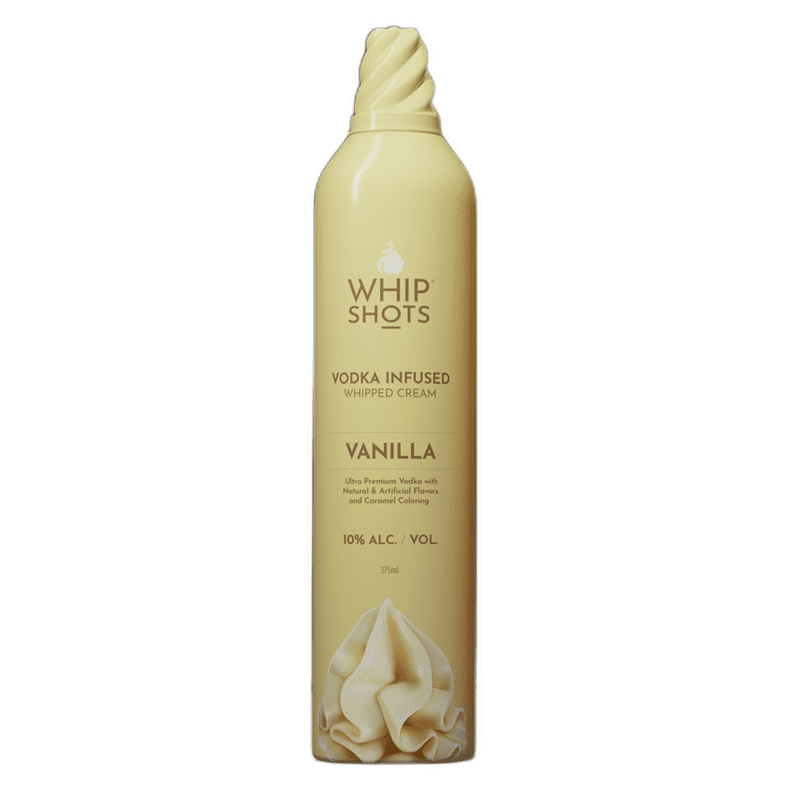 Whipshots Vanilla Vodka Infused Whipped Cream (375ml) - LoveScotch.com