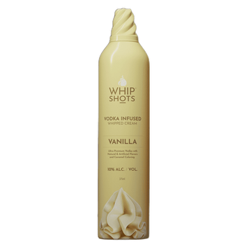 Whipshots Vanilla Vodka Infused Whipped Cream (375ml) - LoveScotch.com