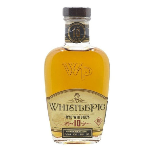 WhistlePig 10 Year Old Straight Rye Whiskey (375ml) - LoveScotch.com