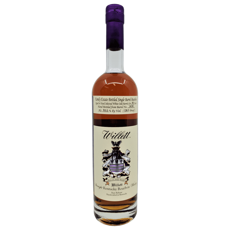 Willett Family Estate 10 Year Old Single Barrel VW&S Selection Kentucky Straight Bourbon Whiskey - LoveScotch.com