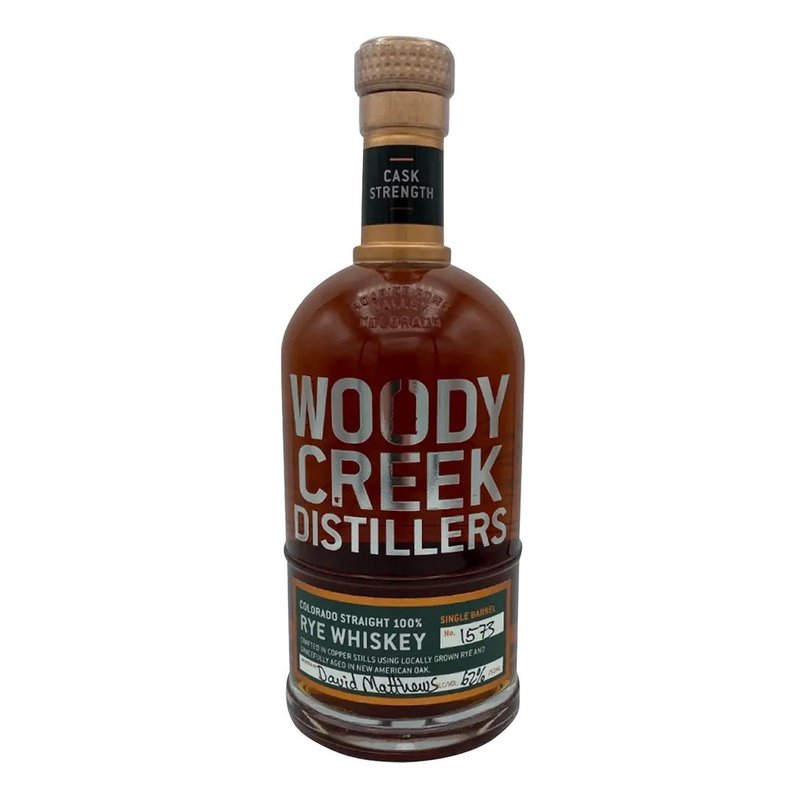 Woody Creek Distillers Cask Strength Colorado Straight Rye Whiskey - LoveScotch.com