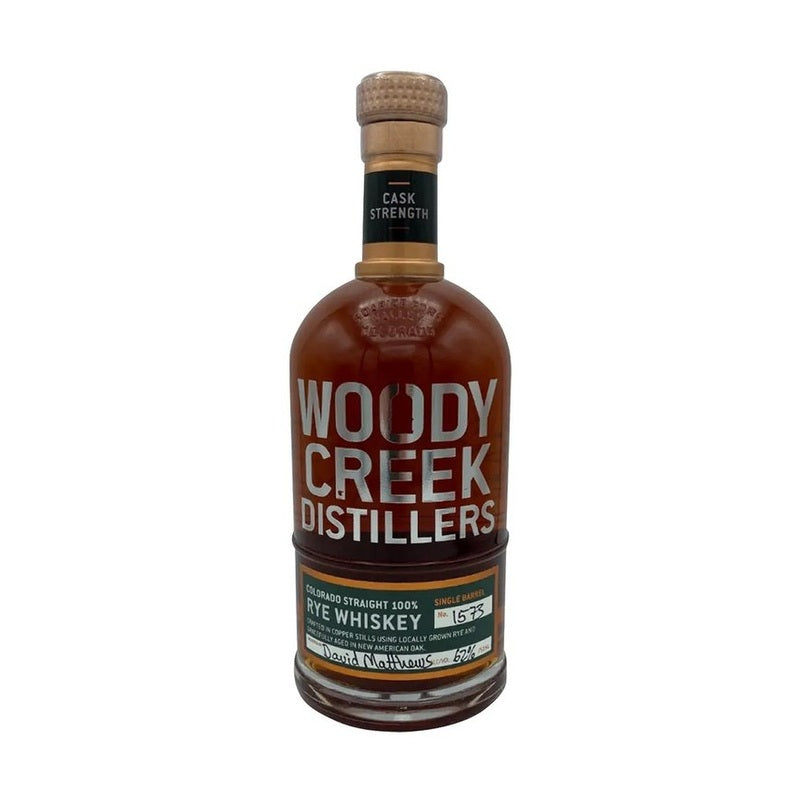 Woody Creek Distillers Cask Strength Colorado Straight Rye Whiskey - LoveScotch.com