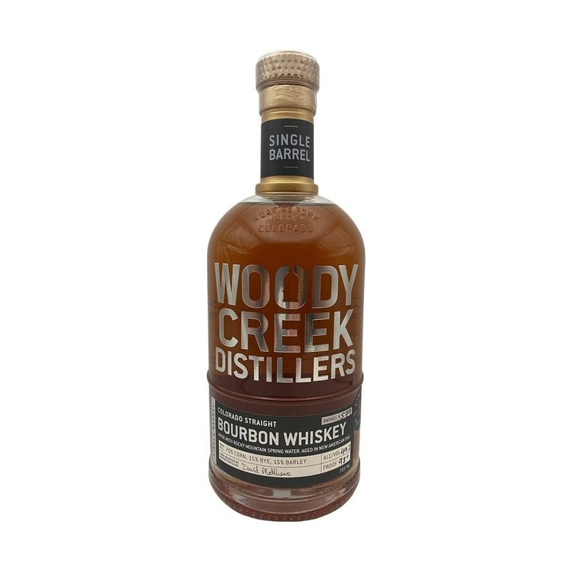 Woody Creek Distillers Single Barrel Colorado Straight Bourbon Whiskey - LoveScotch.com