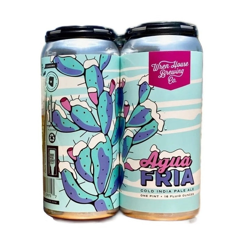 Wren House Brewing Co. Agua Fria Cold IPA Beer 4-Pack - LoveScotch.com