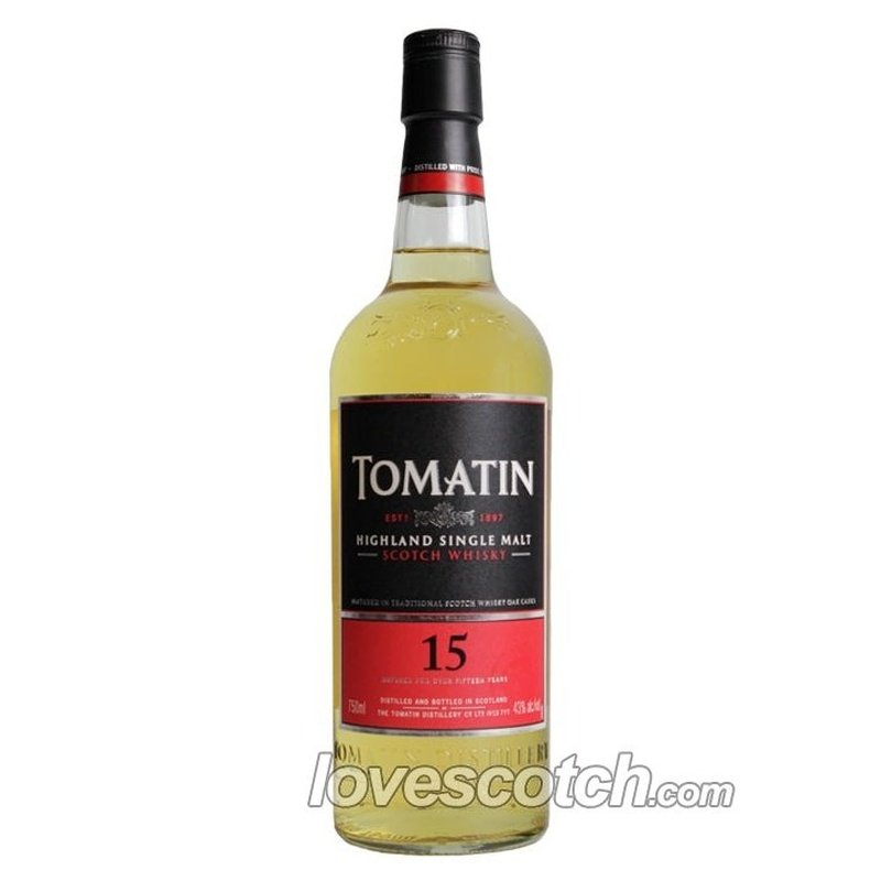 Tomatin 15 Year Old - LoveScotch.com