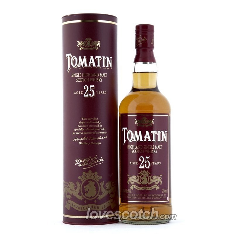 Tomatin 25 Year Old - LoveScotch.com