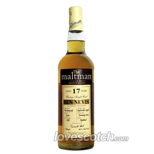 The Maltman Ben Nevis 17 Year Old - LoveScotch.com