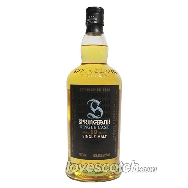 Springbank 19 Year Old Single Cask Fresh Rum - LoveScotch.com