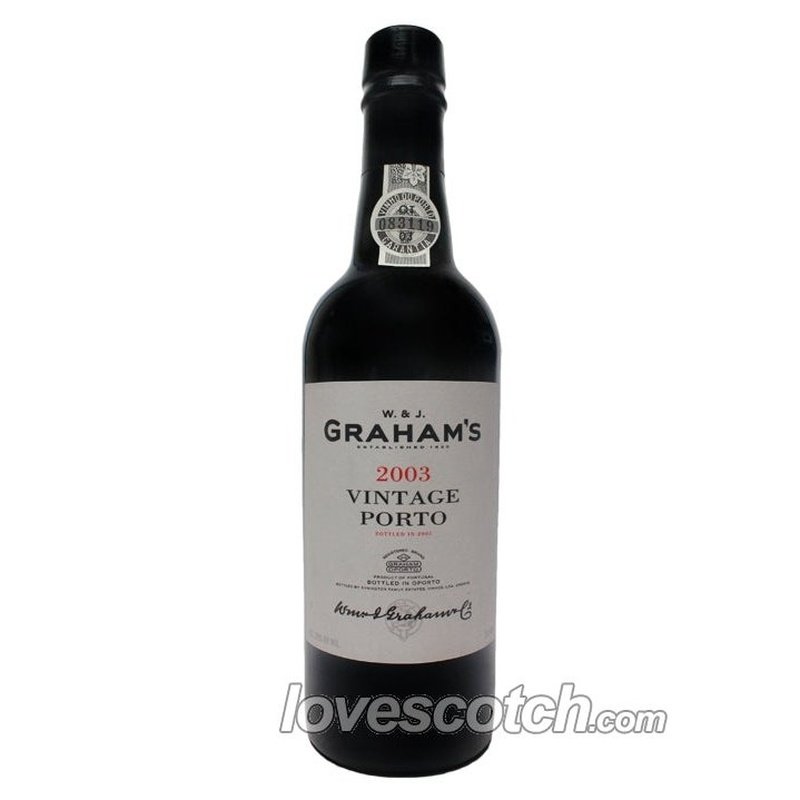 W & J Graham's 2003 Vintage Port 375ML - LoveScotch.com