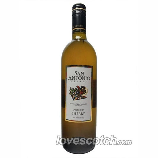 San Antonio Winery California Sherry - LoveScotch.com