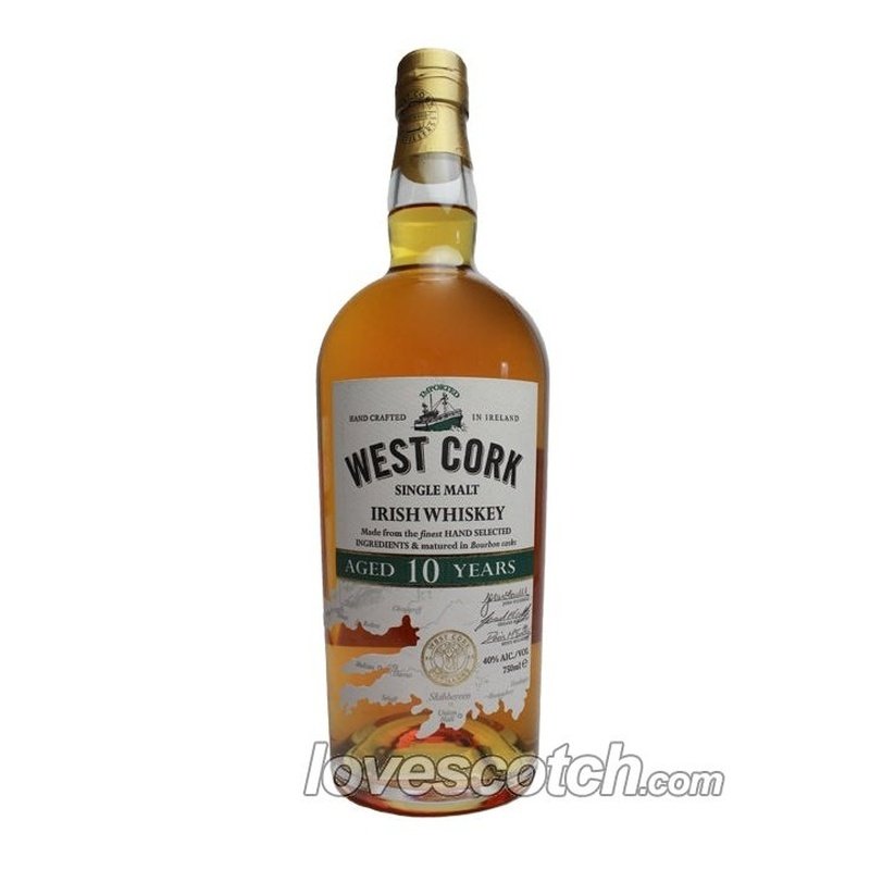 West Cork Single Malt 10 Year - LoveScotch.com